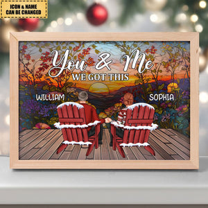 We Got This Couple Gift - Personalized Light Up Picture Frame