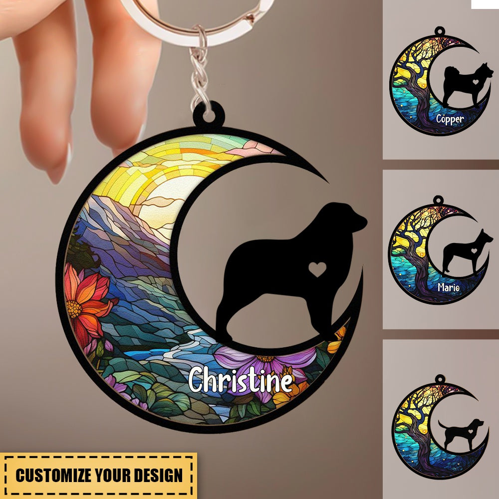 With Best Pet - Personalized Suncatcher Keychain