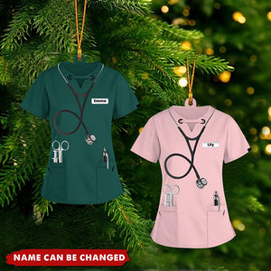 Personalized Christmas Ornaments For Nurses Caregivers, School Nurses, Doctor