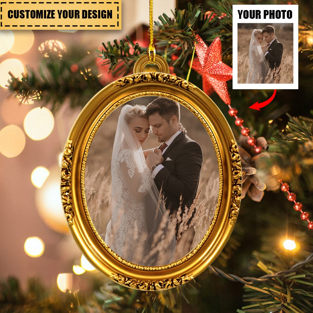 Xmas Ornament - Xmas 2023 - Photo Frame Keepsake Ornament - Custom from Photo