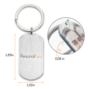 Drive Safe I Love You, Personalized Keychain, Gifts For Him, Custom Photo